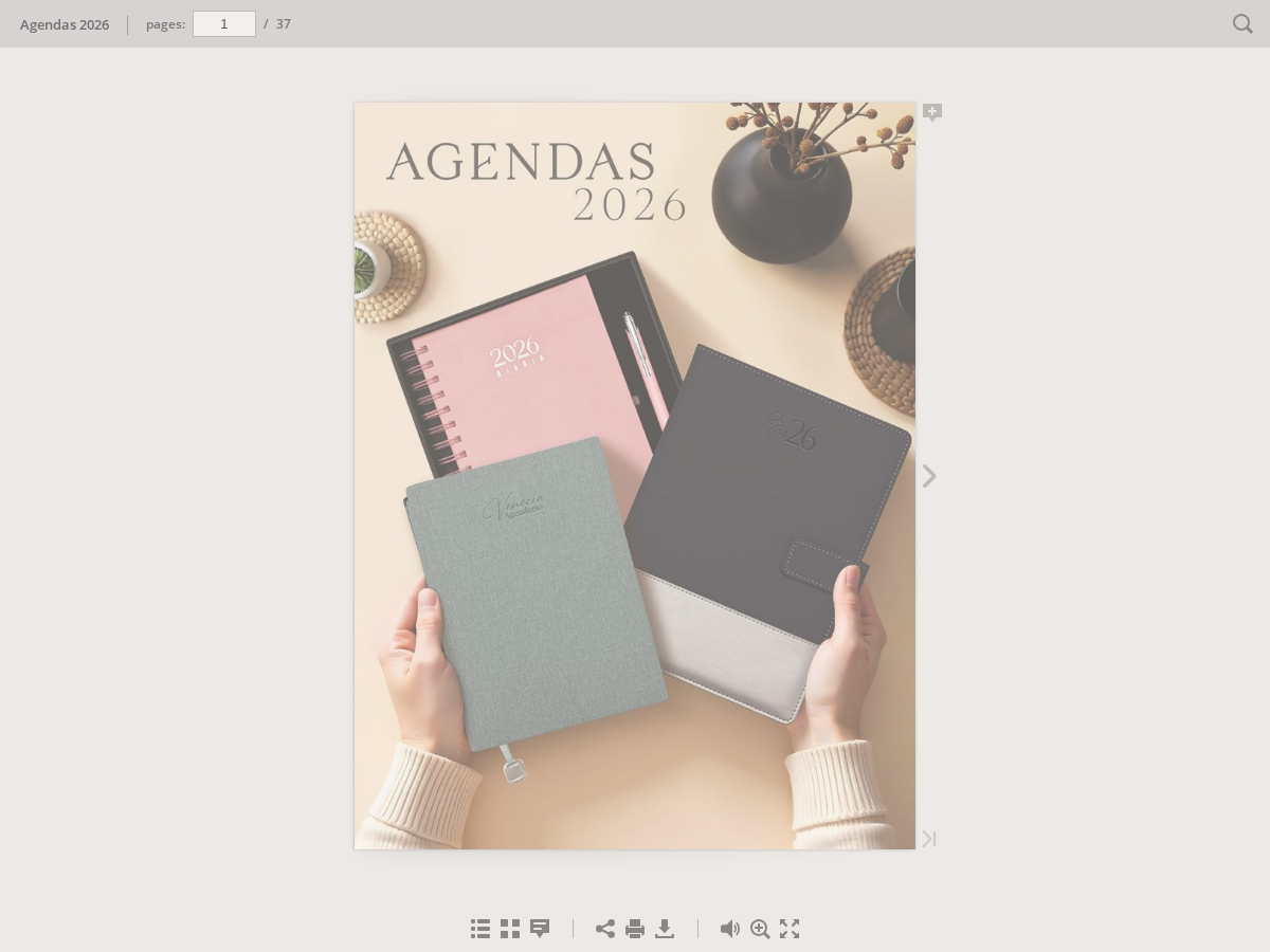 Catálogo Agendas 2026